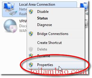 cách thay đổi dns trên win 8