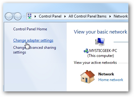 cách thay đổi dns trong win7