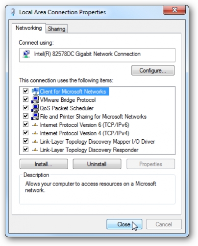 cách thay đổi dns trong win7