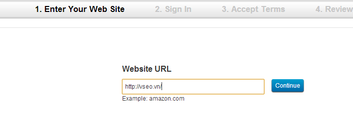 Xác nhận website lên Alexa khai bao website voi alexa